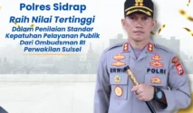 Polresta Sidoarjo Raih Nilai A dari Ombudsman, Indikator Pelayanan Sangat Baik