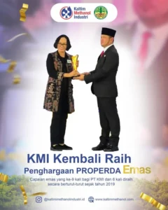 PT Kaltim Methanol Industri Raih Anugerah PROPER EMAS 2025