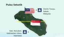 Pulau Sebatik: 127,3 Hektare Wilayah Malaysia Diumumkan Milik Indonesia, Malaysia Membantah