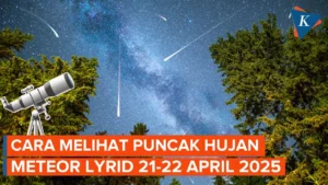 Puncak Hujan Meteor Lyrid 2026 Dapat Disaksikan di Indonesia pada Dini Hari 22‑23 April