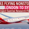 Qantas Siapkan Penerbangan Non‑Stop Sydney‑London Rekor 2027