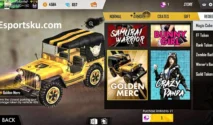 review skin kendaraan paling eksklusif di Free Fire