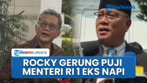 Rocky Gerung Puji Menteri Jumhur Hidayat: Mantan Napi Intelektual Buktikan Kabinet Prabowo Efektif