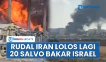Rudal Iran Tembus Iron Dome, Hantam Permukiman di Israel Tengah