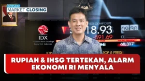 Rupiah Tembus Rp17.300, IHSG Tertekan; Investor Asing Mulai Keluar