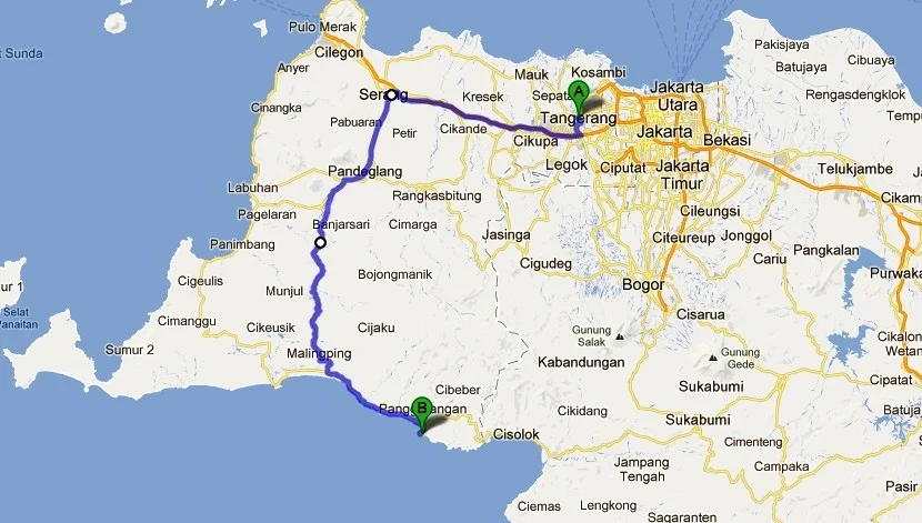 Rute dan Akses Menuju Pantai Karang Taraje