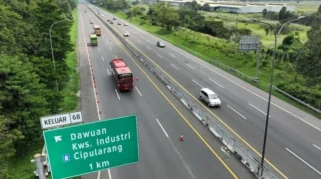 Rute Utama: Bandung – Ciantir via Jalan Tol Cipularang & Jalan Nasional 5