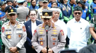 Sabuk Kamtibmas Kediri Gelar Dua Apel Besar, Sinergi Polri dan Masyarakat Tingkatkan Keamanan Regional