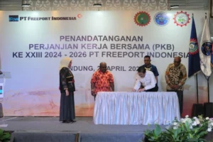 Sah! PTFI dan Serikat Pekerja Sepakat Teken Perjanjian Kerja Bersama 2026-2028