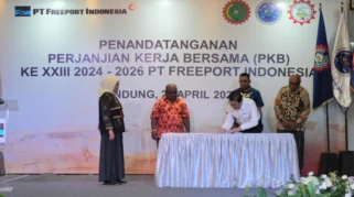 Sah! PTFI dan Serikat Pekerja Sepakat Teken Perjanjian Kerja Bersama 2026-2028