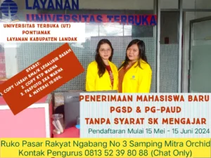 SALUT Landak Latih Mahasiswa Baru UT Siapkan Diri Jalani Kuliah Daring