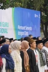 Sanusi Tegaskan Guru Sebagai Pilar Utama Pembangunan SDM pada Halalbihalal PGRI Gondanglegi