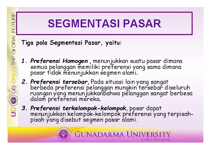Segmentasi Pasar Potensial