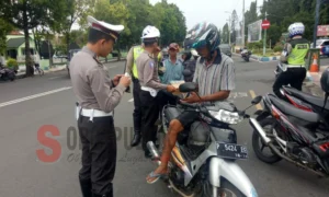 Sejumlah Pengendara Terjaring Razia Lalu Lintas di Situbondo