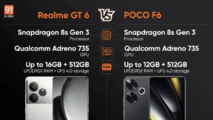 Snapdragon 8s Gen 3 Hadir dengan Harga Terjangkau: Realme GT 6 vs Poco F6