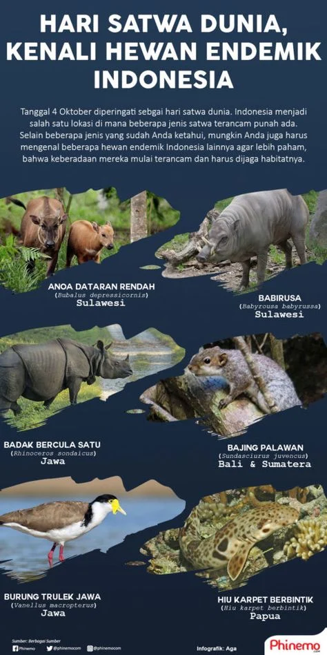 Spesies endemik yang hanya dapat ditemui di Sukamade