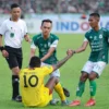 Sriwijaya FC Tertinggal 1-0 dari PSMS Medan, Degradasi ke Liga 3 Semakin Pasti