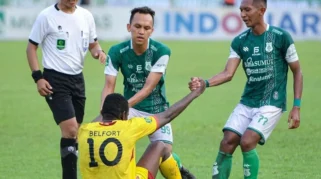 Sriwijaya FC Tertinggal 1-0 dari PSMS Medan, Degradasi ke Liga 3 Semakin Pasti