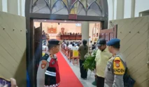 Sterilisasi Ketat dan Pengamanan Humanis Jaga Ibadah Jumat Agung di GSJPDI Pacet