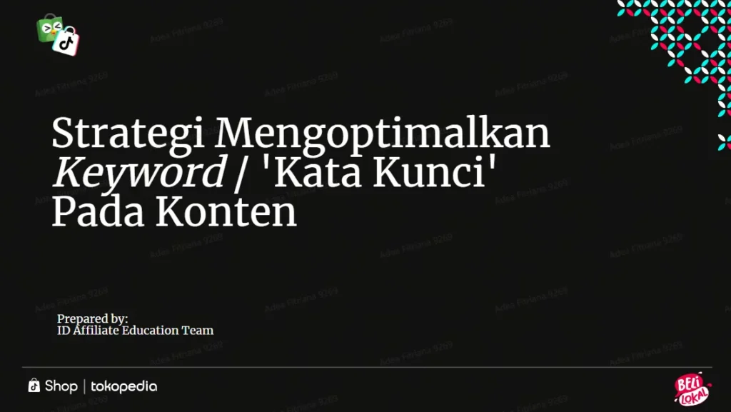 Strategi Penggunaan Keyword Gratis dalam Konten