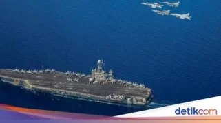 Takut Diserang Milisi Pro‑Iran, Kapal Induk AS Kelilingi Afrika untuk Sampai ke Timur Tengah