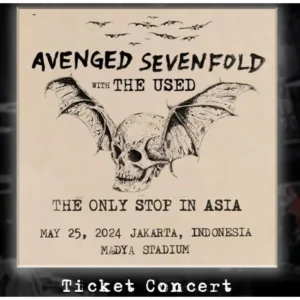 Tiket Presale Konser Avenged Sevenfold Ludes Terjual, General Sale Siap Digelar