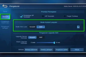 tips mengatur kontrol layar sentuh di Mobile Legends: Panduan Lengkap