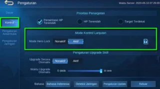 tips mengatur kontrol layar sentuh di Mobile Legends: Panduan Lengkap