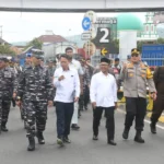 TNI AL Lanal Banyuwangi Kirim 130 Personel Atasi Kemacetan Arus Balik di Ketapang