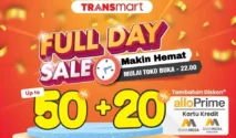 Transmart Full Day Sale Diskon 50% dan 20% Mulai Besok