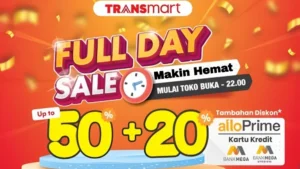 Transmart Full Day Sale Diskon 50% dan 20% Mulai Besok