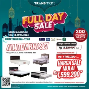 Transmart Full Day Sale Diskon Besar Kasur dan Cushion Cover Mulai 12 April