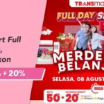 Transmart Gelar Full Day Sale Besok dengan Diskon Hingga 50% dan Tambahan 20%
