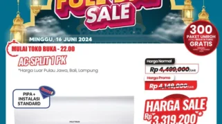 Transmart Gelar Full Day Sale dengan Diskon Besar untuk AC dan Mesin Cuci