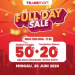 Transmart Gelar Full Day Sale dengan Diskon Hingga 50% dan Tambahan 20%