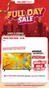 Transmart Gelar Full Day Sale, Diskon Elektronik Hingga Rp2 Juta