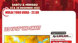 Transmart Gelar Full Day Sale, Diskon Elektronik Hingga Rp2 Juta