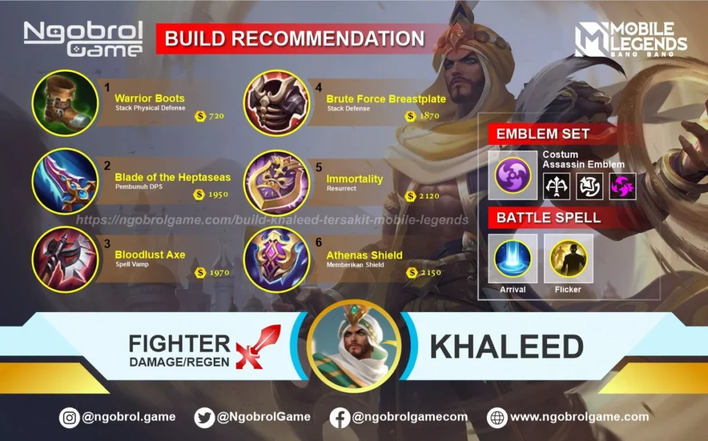 Urutan skill dan combo paling mematikan