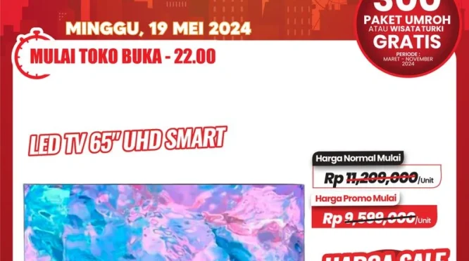 Video: Mau Beli LED TV? Ada Diskon Besar di Transmart