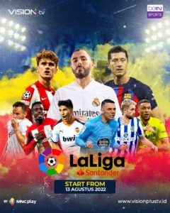 Vision+ Tayangkan Liga Champions, Futsal ASEAN, dan Microdrama On Air Scandal Secara Live