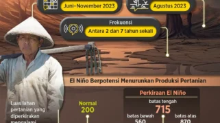 Walhi Peringatkan Ancaman El Nino Ekstrem Picu Risiko Kekeringan dan Krisis Pangan Nasional
