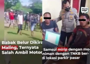 Warga Banyuwangi Amankan Dua Pria, Sempat Dikira Maling Ternyata Pengedar Sabu