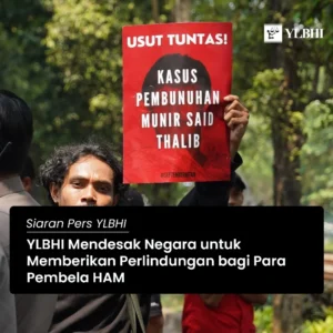 YLBHI Soroti Penurunan Perlindungan HAM dan Ancaman bagi Warga yang Kritisi Pemerintah
