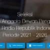 104 Pelamar Seleksi Dewas LPP RRI Siap Ikuti Ujian Penulisan Makalah