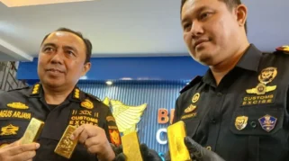 17,55 Kg Emas Batangan yang Hendak Dikirim ke China Disita di Bandara Soetta