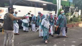 224 CJH Kota Mojokerto Berangkat ke Tanah Suci, Wawali Sebut Ini Panggilan Allah