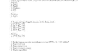25 Contoh Soal Mental Ideologi Koperasi Merah Putih (KMP) dan Jawabannya untuk Seleksi SKT 2026