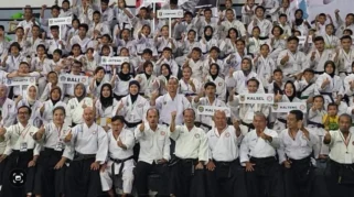 300 Karateka Meriahkan Kejurnas Kyokushin Karate di Surabaya, Dihadiri Perwakilan IBKO Jepang