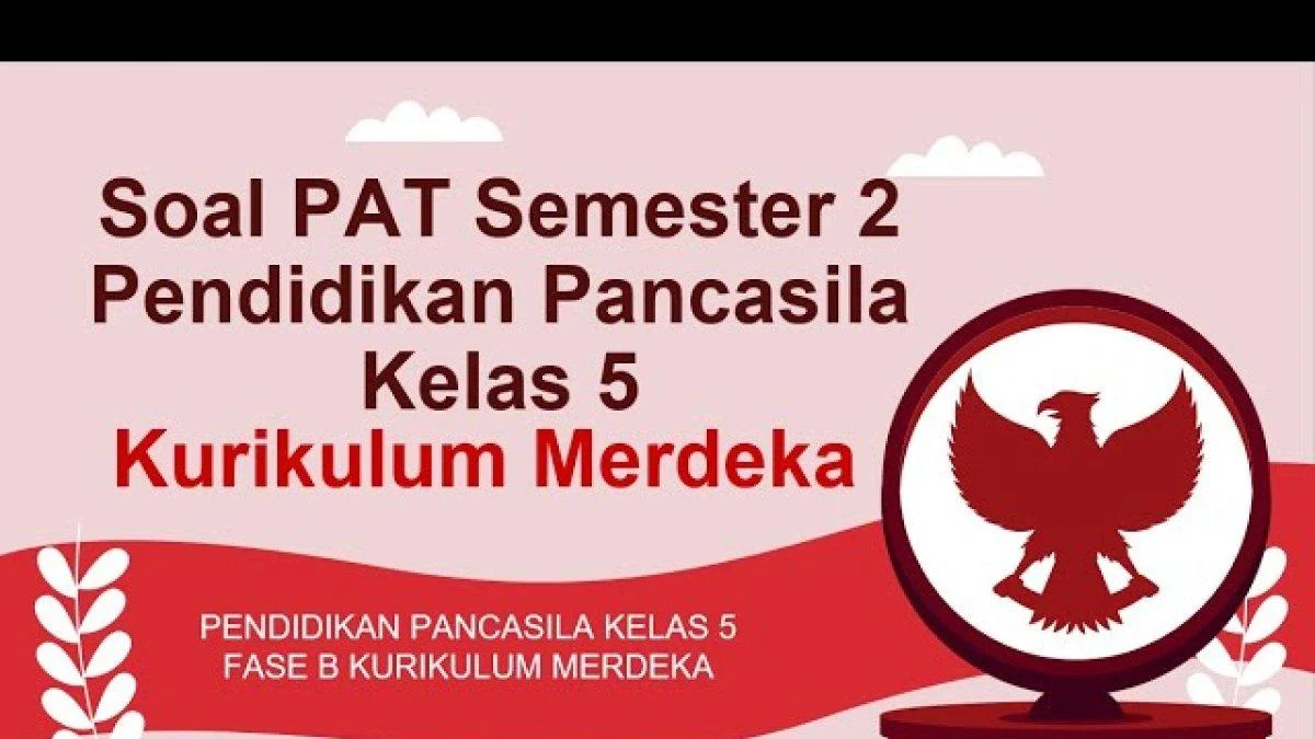 50 Soal PAT PKn Kelas 5 SD Semester 2 Beserta Kunci Jawaban Kurikulum Merdeka