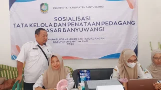 Pemkab Banyuwangi Lakukan Validasi Lapak Pedagang